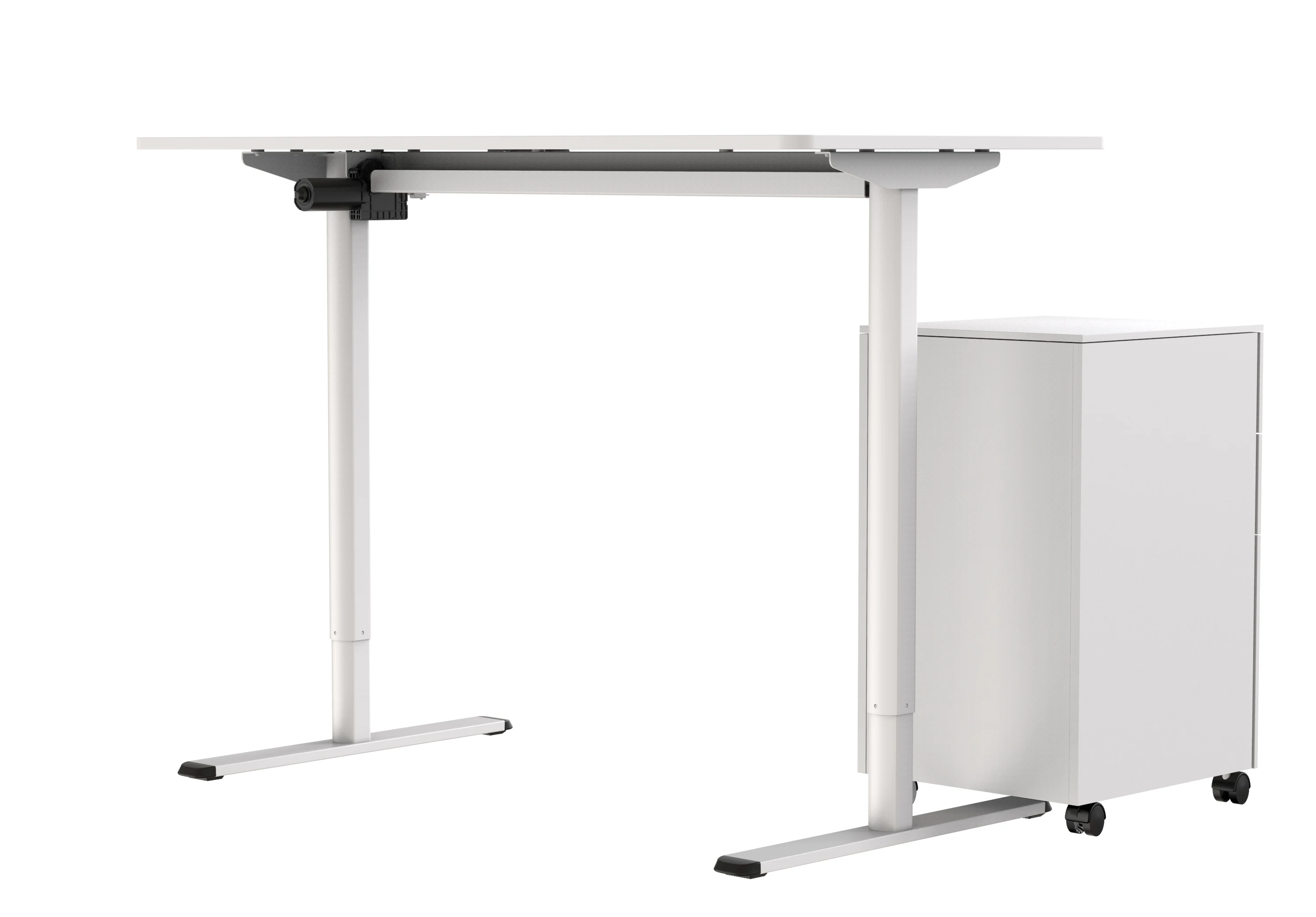 LOCTEK ET157-N-12060 Height-Adjustable Desk Economical sit-stand desk Reserved 2-stage oval column innovative