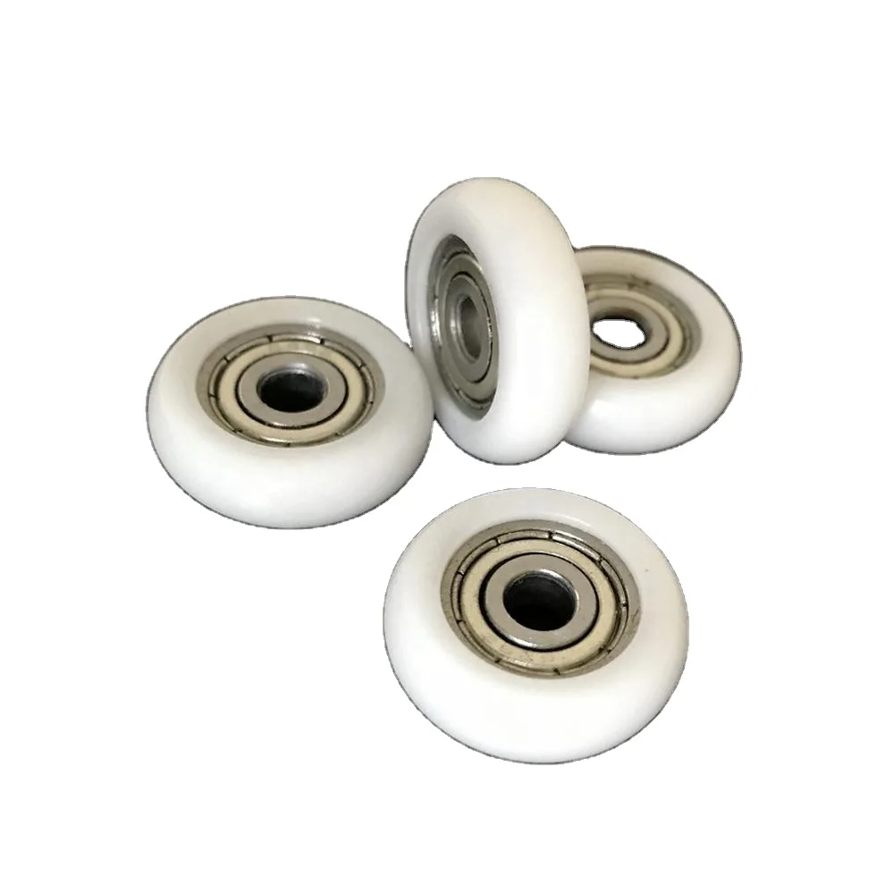Factory High Precision Bore 6mm 626ZZ Plastic Coated Sliding Door Round Wheel Bearings 6mm 35mm 11mm
