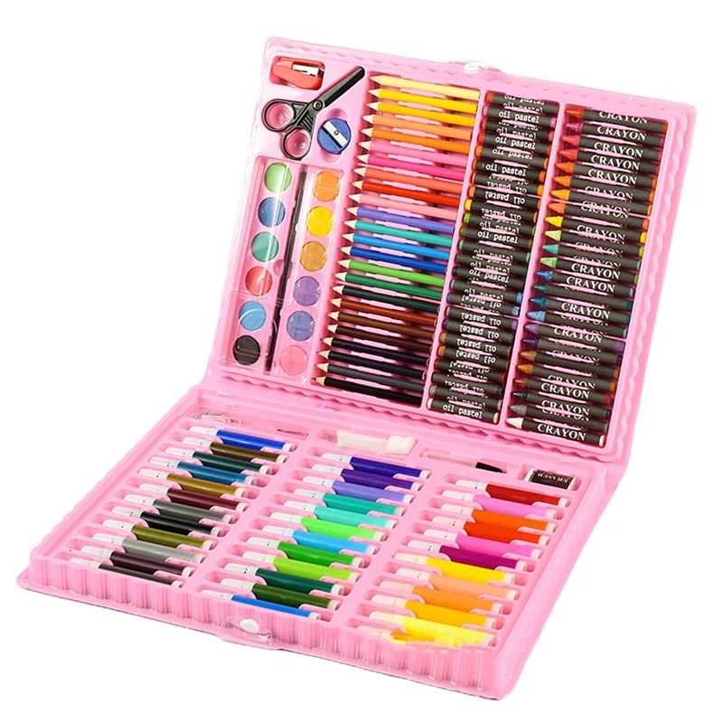 Factory Supply Drawing Writing Art Supplies Kids Painting Kit Set School Gifts Paint Crayon Children