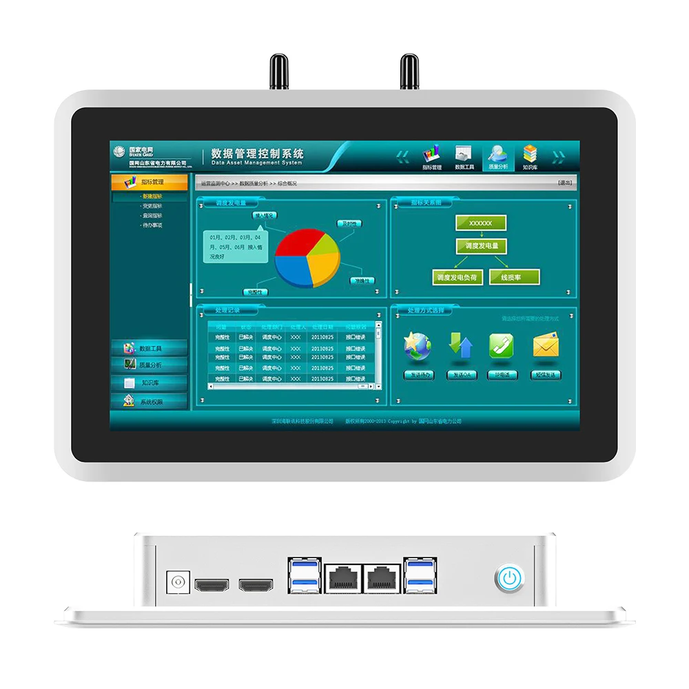 Ultra-Sensitive 10.1 Inch All In One Touch Screen Panel Monitor Pc Industrial Grade Waterproof Tablet Industrial lcd Monitor