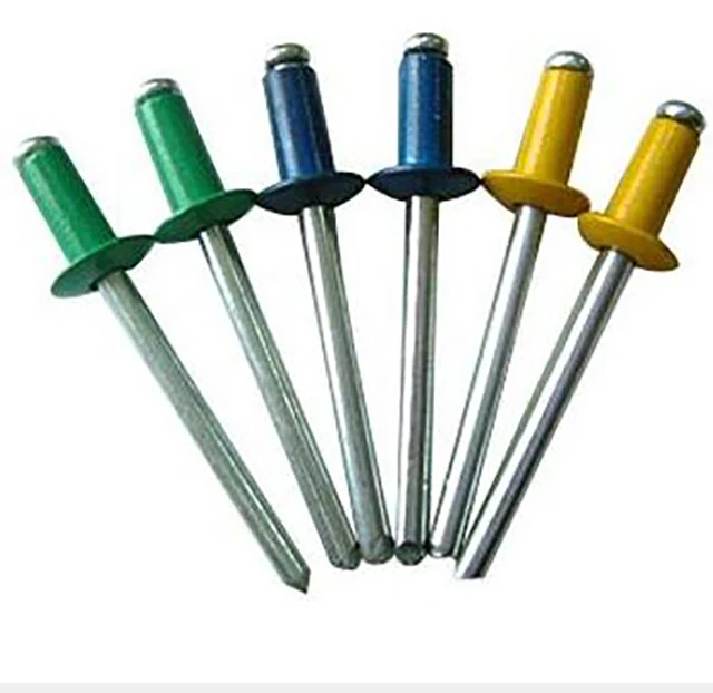 Custom rivets color anodized blind rivet aluminum steel dome head pop blind rivet Hot