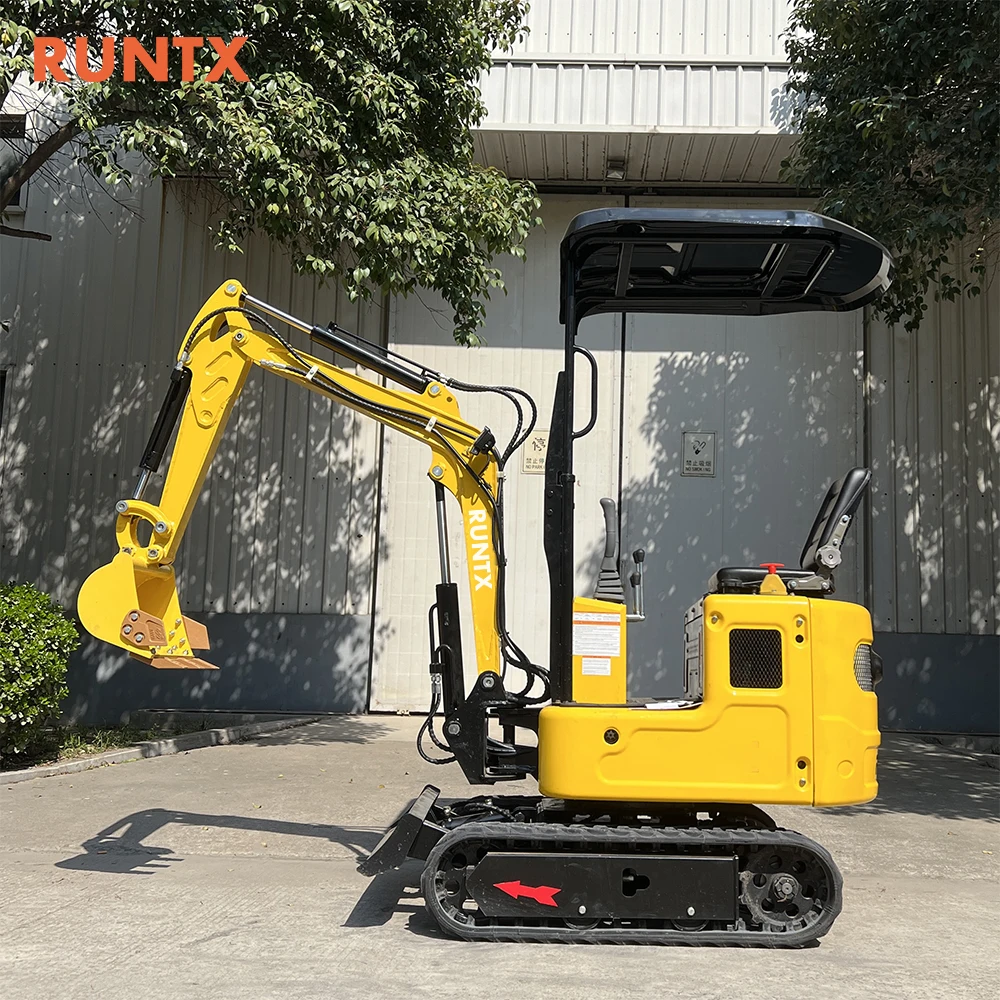 EPA/CE Certified Mini Excavator 0.8 Ton to 3 Ton Crawler Type with Hydraulic Bucket Small Micro Digger Machine Sale