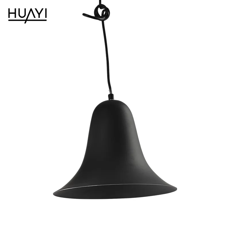 HUAYI новый продукт черный цвет современный простой стиль внутреннее украшение E26 60W люстра подвесной