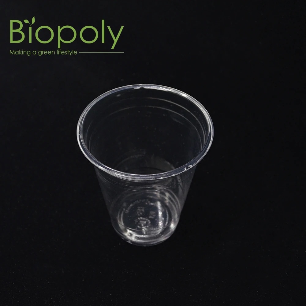 Easy Use Factory Price 9/10/16/20/24/32oz Customised PET Polyethylene Terephthalate Plastic Clear Cup