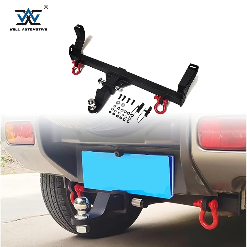 Hot selling off-road modified Tow hitch black tow bar iron trailer bar for jimny 2019-2023