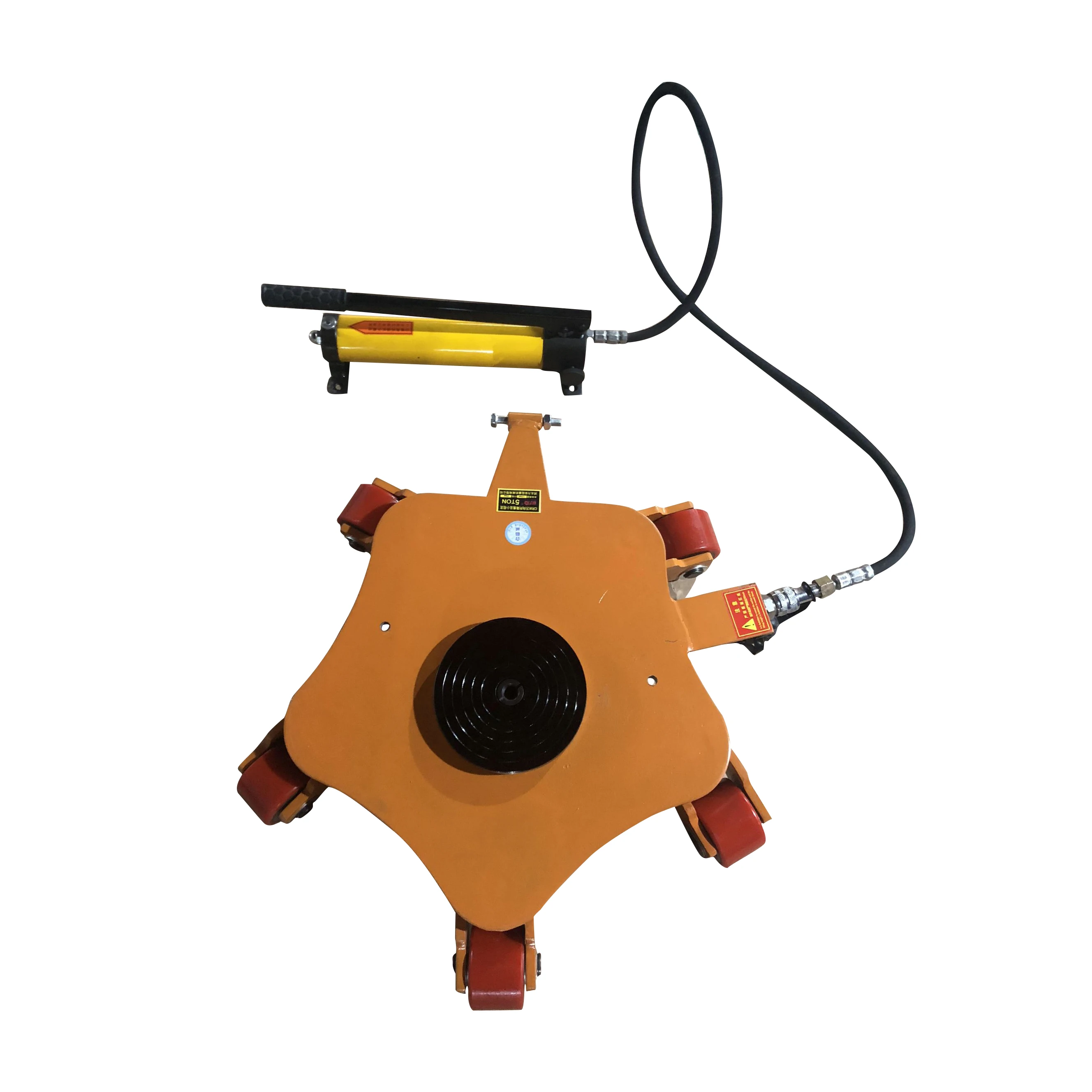 Factory wholesale customized flexible 360 degree steering 3ton heavy duty small moving load skates trolley