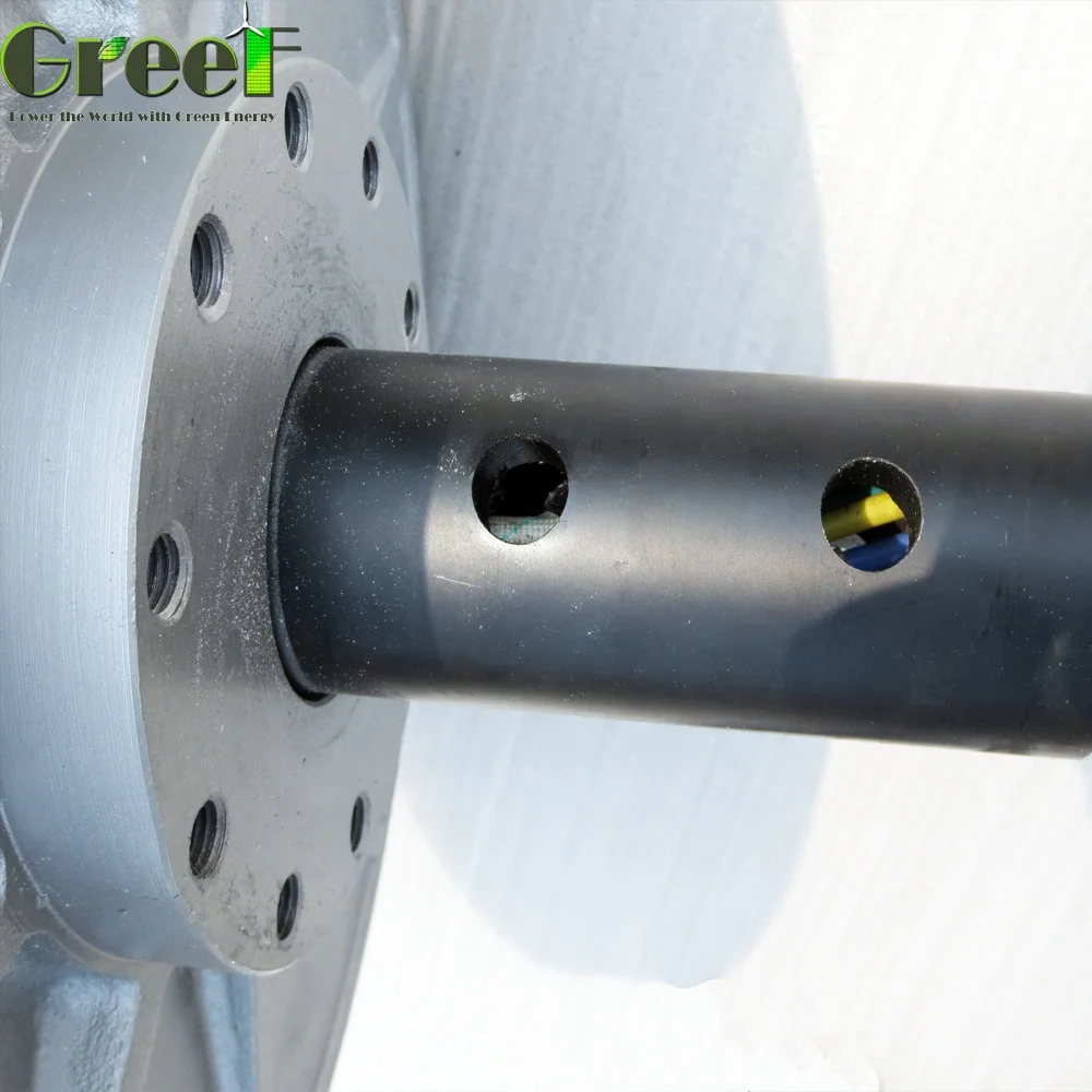 200W 200RPM Coreless vertical axis wind generator