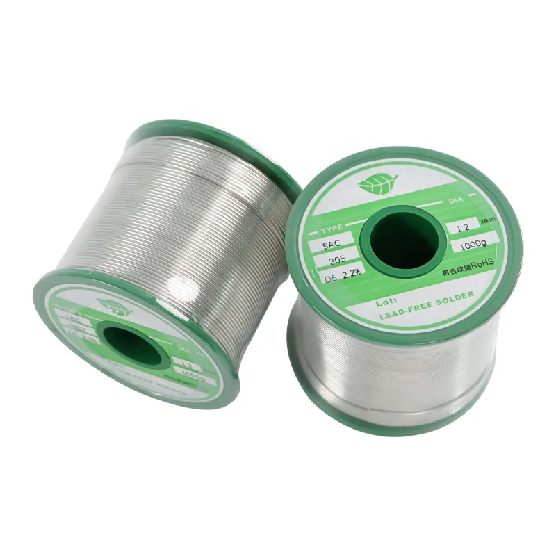 Soldering Tin Wire Lead-Free Tin 99.3Sn/0.7Cu Solder High Purity Professional Welding Wire 0.45 0.6 0.8 1.0 mm 1.2mm