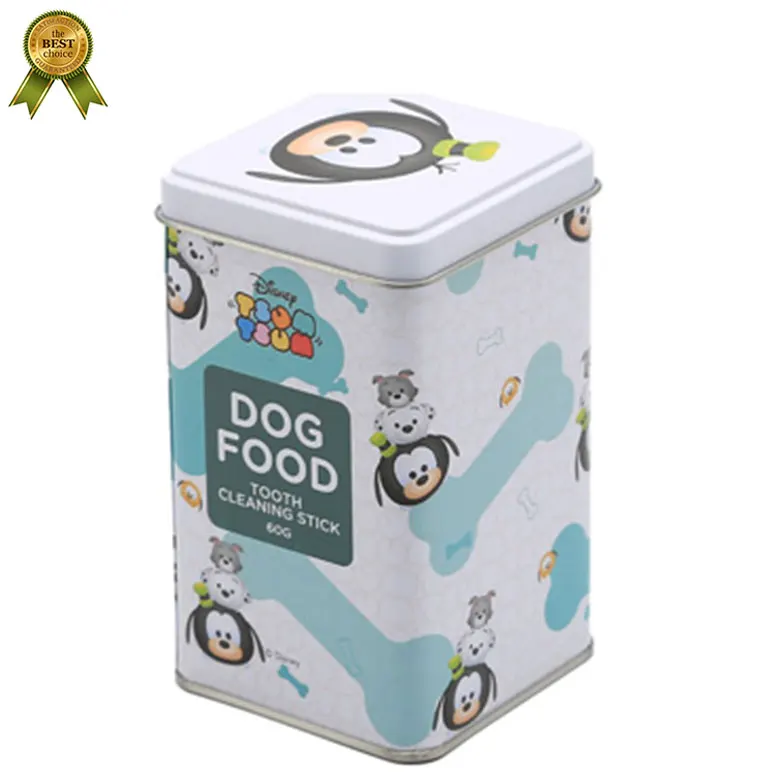 Custom Luxury Dog Food Tin Box Packaging With High Quality Manufacture From China
