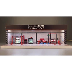 1:64 Model Car Diorama Graffiti Wall Scenery Parking Lots Car Repair Shop Scenery Garage