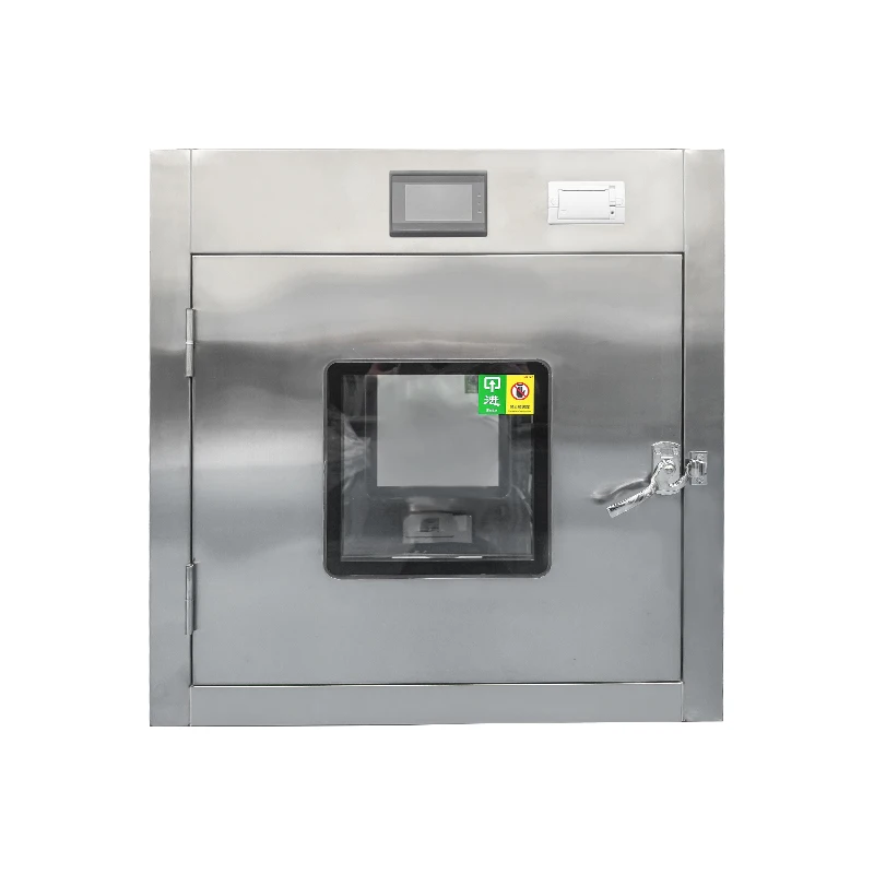 Factory price 304 Stainless Steel Xenon light sterilization Pass Box transfer window for Clean room Customize Laboratory Dynamic