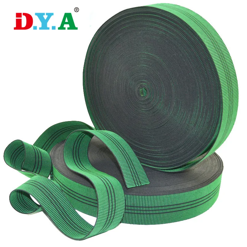 Wholesales Manufacture Factory Sofa Back Striped Polyester Elastic Tape for Furniture Parts Chairs Sofa Couches