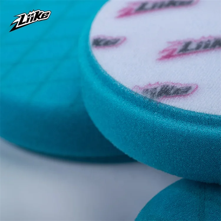 Liike 5 Inch 130mm Foam Buffing Pads round Car Detailing CR Polishing Pads DA Buffer Pad Polisher Use Made Sponge