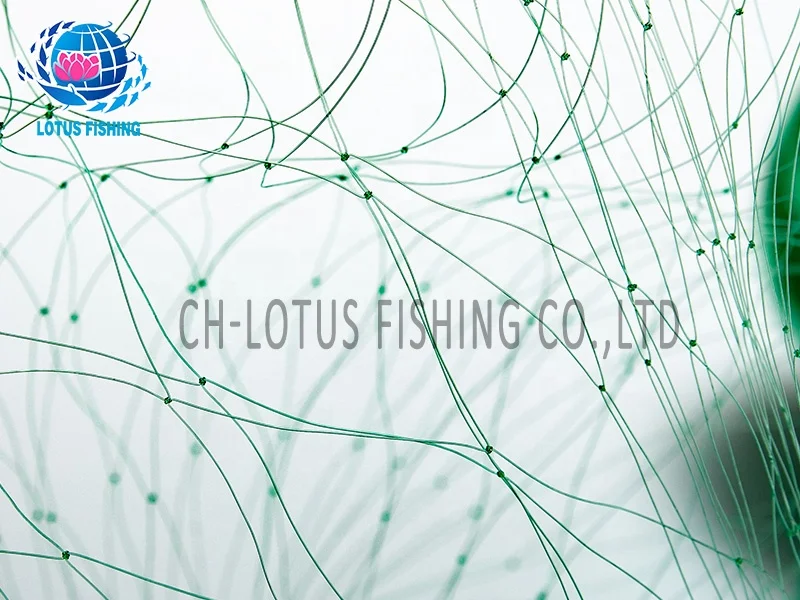High Quality Personalizable Red Rede De Pesca Monofilament Nylon Fishing Net Trammel Net