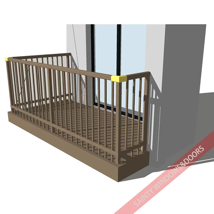 Aluminum decking customized aluminum railing outdoor garden and swimming pool decking wood flooring