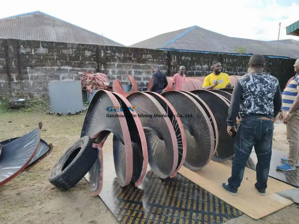 Горный спиральный желоб для хромита олова марганцевого колтана танталита железа ильменита