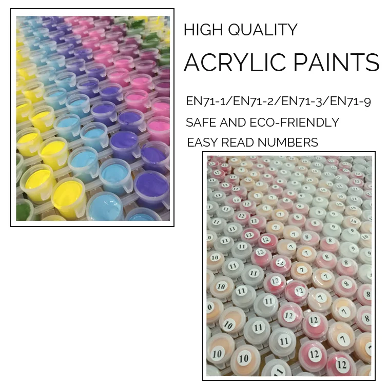 
Paint By Numbers For Adults Beginner To Advanced Number Painting Kit Lucky Fish 40x 50cm 