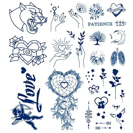 Wholesale Temporary Tatoo Long Lasting Water Transfer Sticker Juice Tattoo