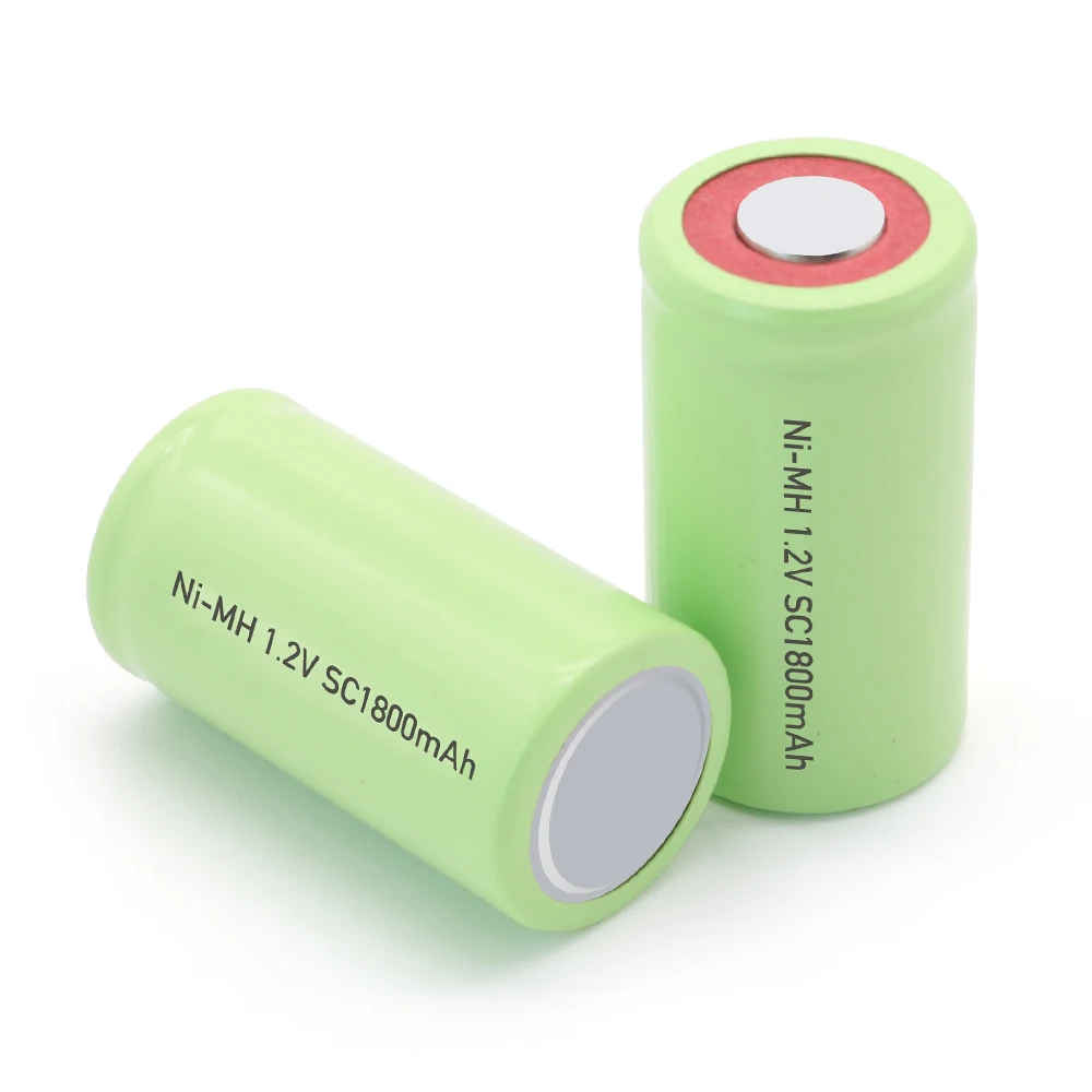 
OEM manufacture factory SC/Sub 1800mAh 5C1.2v Nimh Rechargeable Battery for toys 