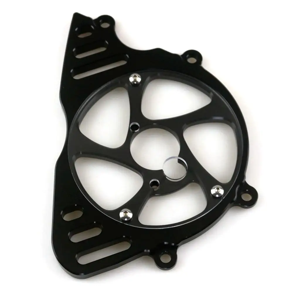 Motorcycle CNC Aluminum Front Sprocket Chain Guard Cover Left Side Engine For KAWASAKI Z1000 Z1000SX