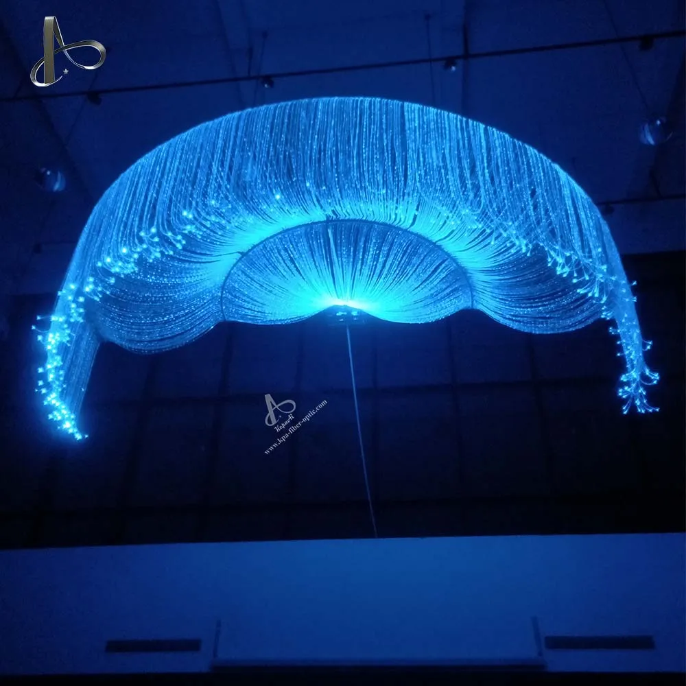 2023 KEPUAI Fiber Optic Lamp for Home Decoration Lamparas De Techo Para Interior