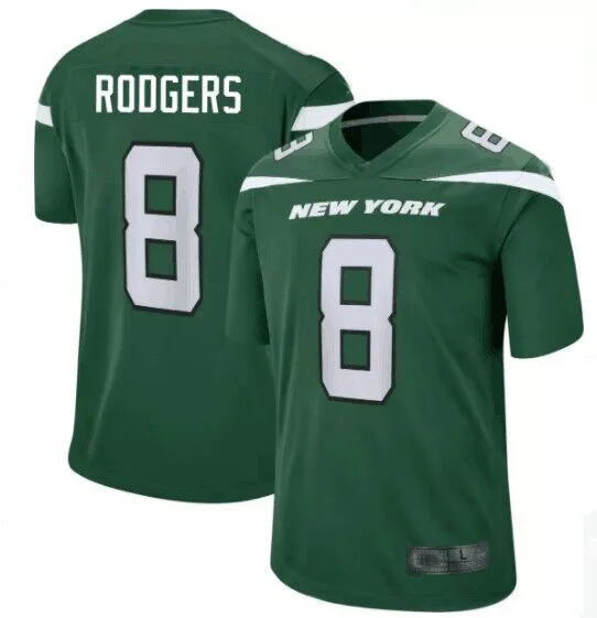 New York  Jets  Aaron Rodgers American football jersey