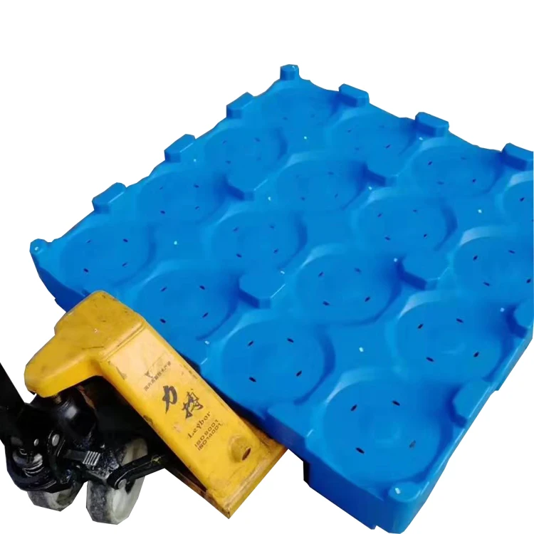 Used 5-Gallon Water Bottle Plastic Forklift Pallet