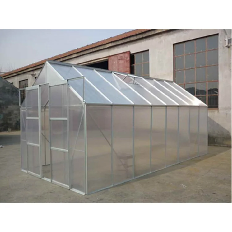 High Cost Aluminium 6mm Polycarbonate Garden Prefabricated Greenhouse Series