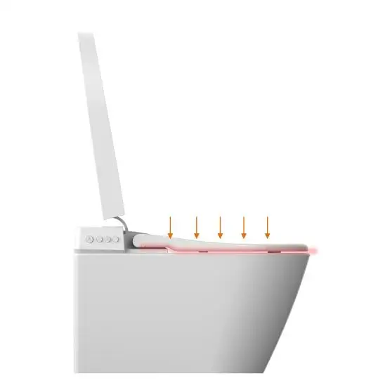 2024 Hot Sale Intelligent Automatic Toilet Wall Hung Smart WC Toilet One Piece Toilet Seat