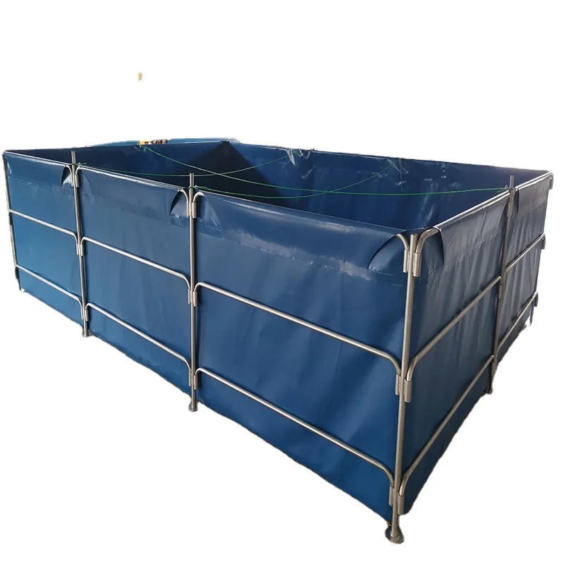 5000l-240000L best selling customized size PVC foldable fish raising tank/Aquaculture Fish Tank/biofloc fishing farming tank