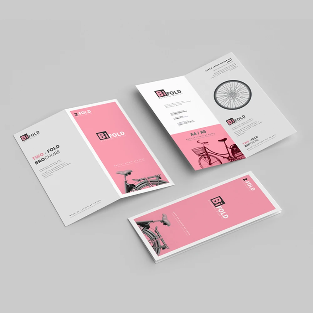 Custom Premium Coated Paper Logo Printing Folding Flyer Catalogue Pamphlet Brochure Booklet Instruction Manual Leaflet Printing