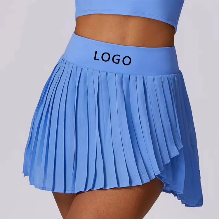 custom Design Sports Workout Skirt White Lightweight NewGym Fitness With Shorts for Women Dress Clothing