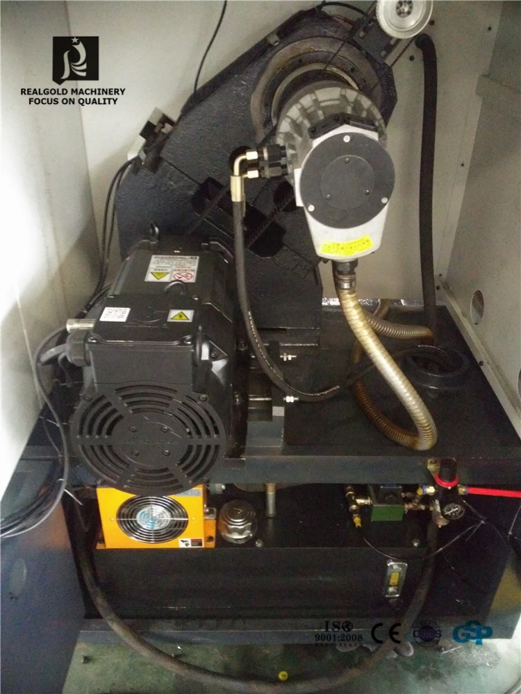 cnc slant bed CK46D-8 cnc lathe with drive tool