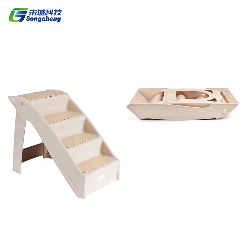 
3 Tiers Platic Dog Ramps Steps for High Beds Couch for Dogs Cats Pet Stairs-Non-Slip Pet Stairs 
