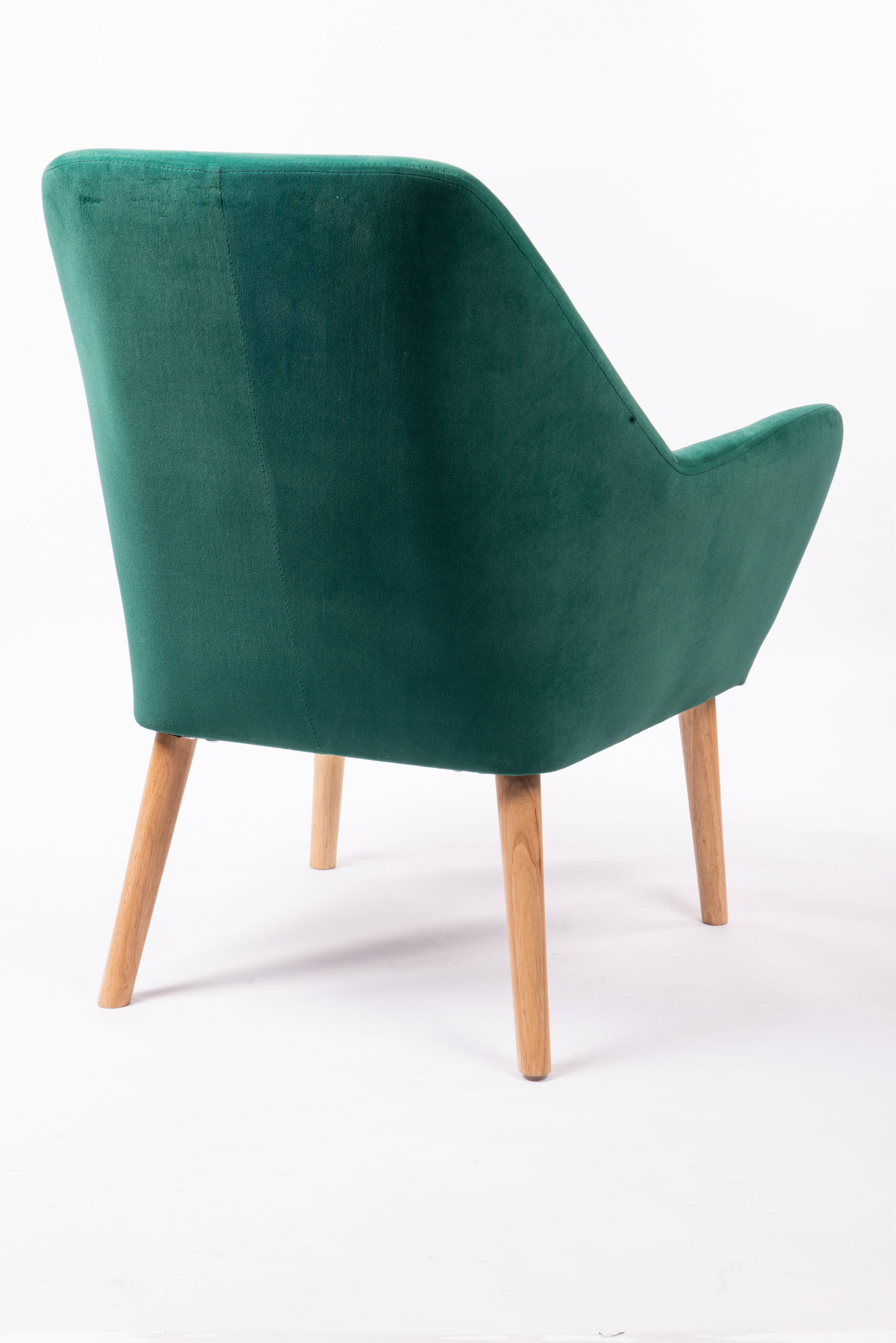 New Hot Items The Fine Quality Room Upholstered Luxury Dining Velvet Single Seat Sofa Chair