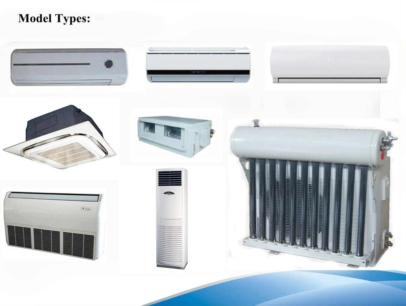 Hybrid solar ac-indoor