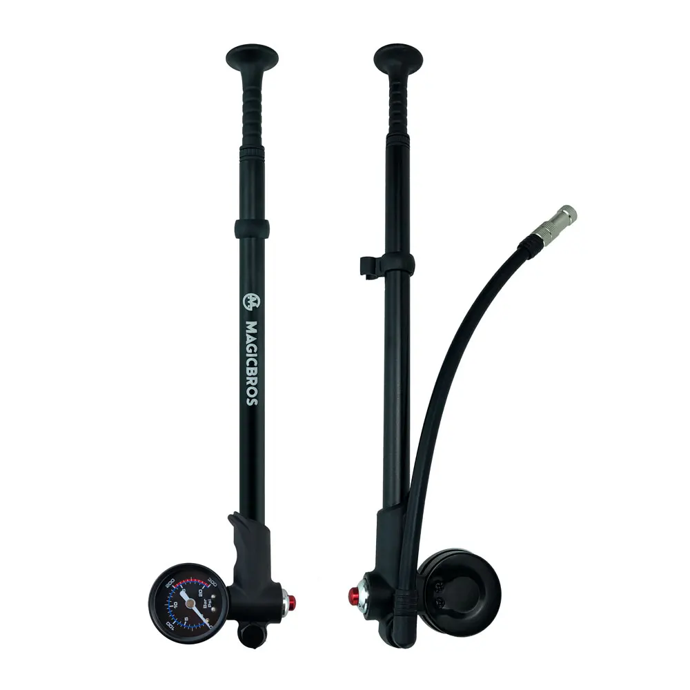 High Quality Schrader Presta Valve 300psi Portable Electric Bike Motorcycle Air Pump Mini Bicycle Hand Pumps with Pressure Gauge