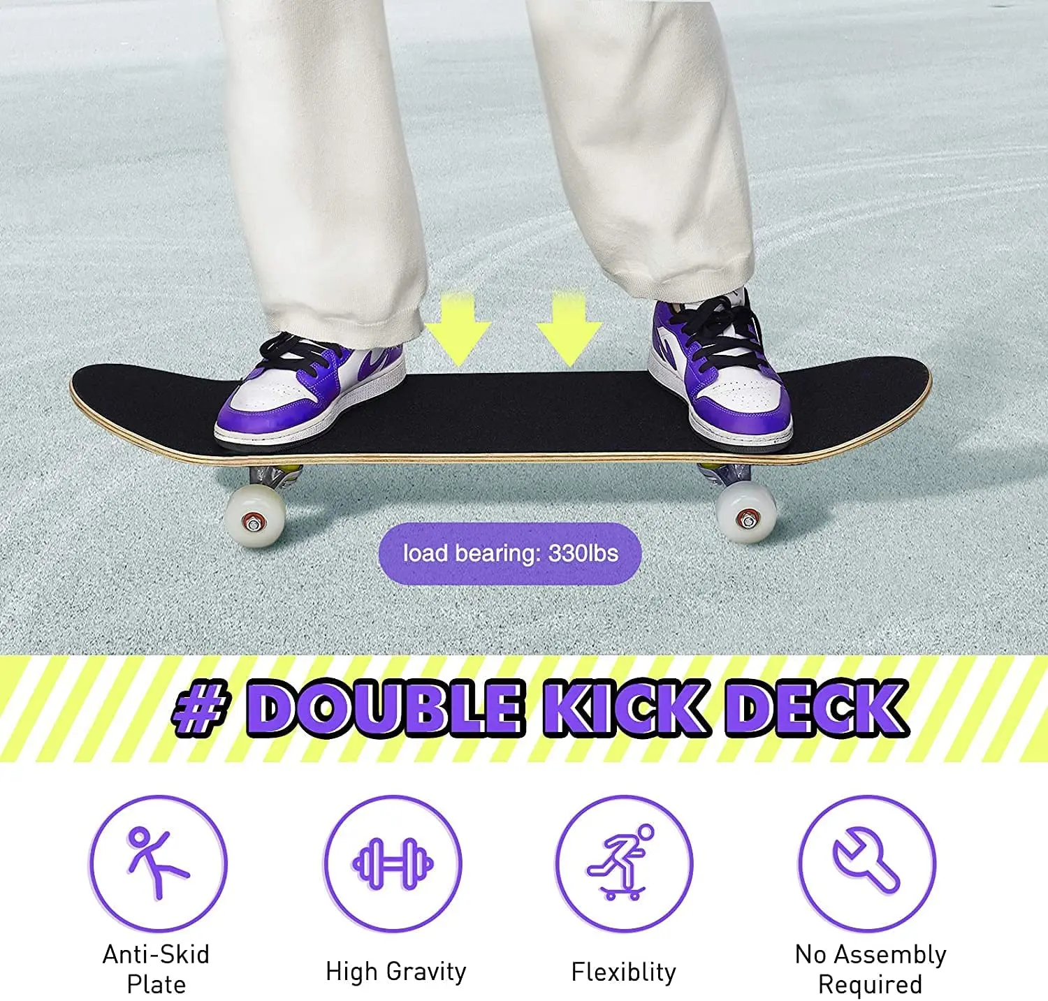 Cheap Price Customized 7 Layer Maple Wooden Complete Skate Board Skateboard for Beginner Teenager Adults