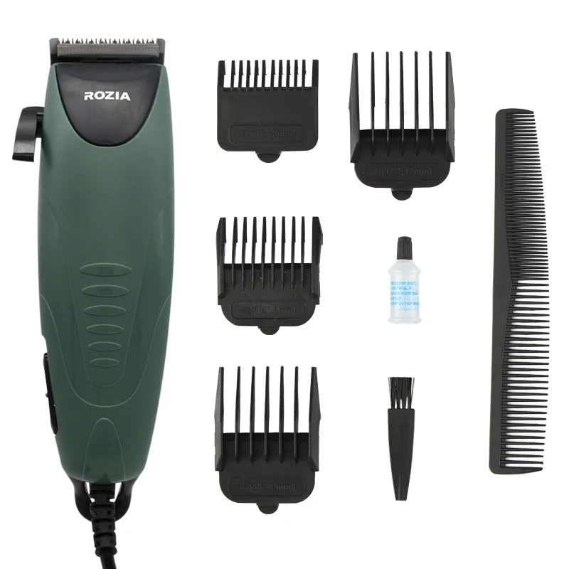 Rozia Electric Hair ClipperTrimmer best professional hair cutting machine beard trimmer and hair clipper 12