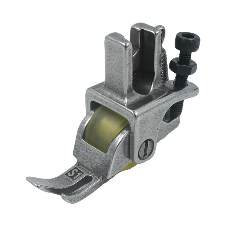 Industrial Sewing Machine Parts P360/P361 Zipper Roller Presser Foot with Adjustable Wheel