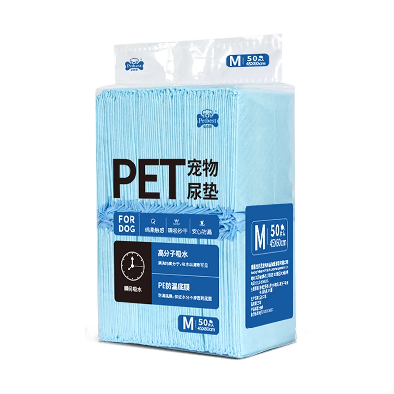 Wholesale high quality disposable dog training pet pee pad puppy pads