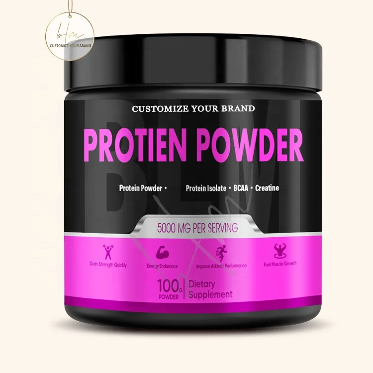 Bodybuilding Protein Supplement Vegan Soy Pea Protein Isolate Plant Based Protein Powder