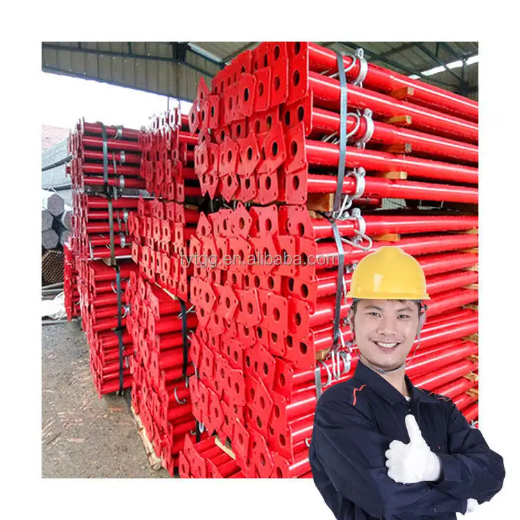 shoring scaffolding steel props for construction duty powder coating scaffold steel shoring prop formwork support