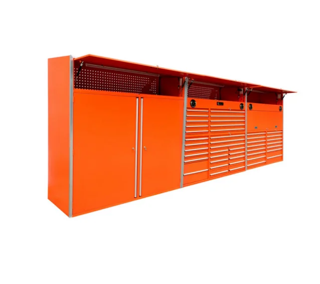 Made in China heavy duty steel tool box with drawer tool trolley steel tool chest with drawers and wheels