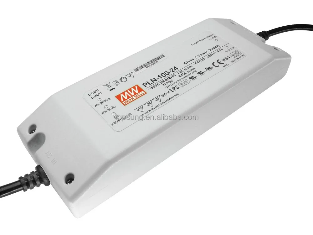Wholesale Mean Well Power Supply Transformer 220v Ac to 24v Lighting Led Drivers 100w Waterproof Power Supplies