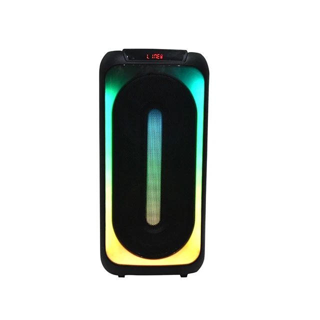 DJ Karaoke KTV Speakers Dual 8 Inch Subwoofers Rechargeable Professional Sound parlantes Portable PartyBOX Party speaker