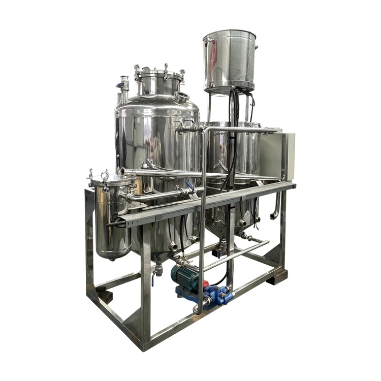Mikim Crude Oil Refining Deodorization Machine  Crude Palm Coconut Oil Refinery Plan Ready To Ship