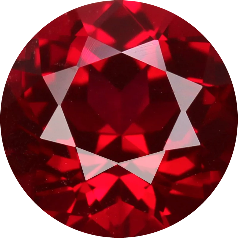 Thriving Gems Natural ruby rtone loose gemstone red color price per carat round brilliant shape diamond cut