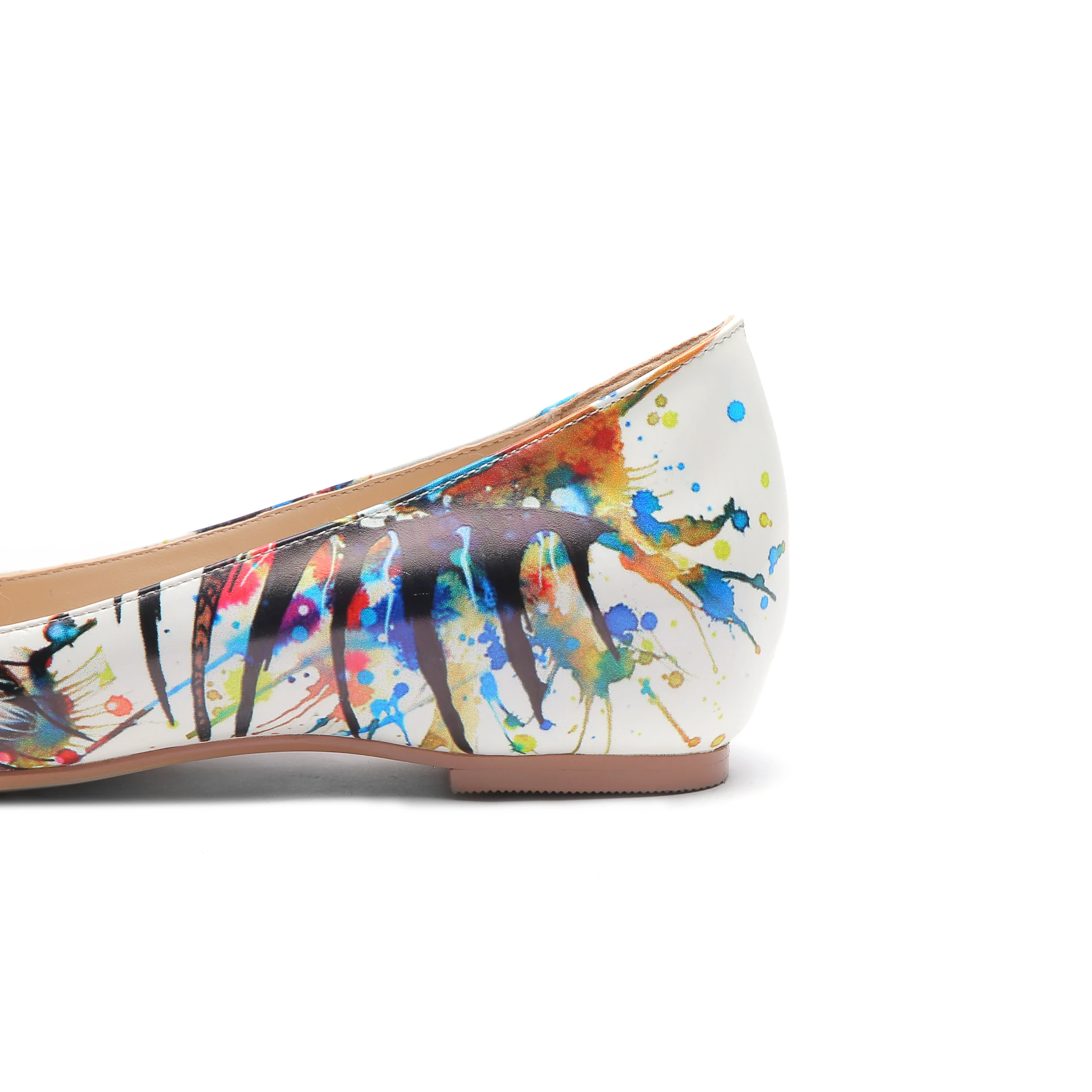 New Arrivals Loafers  Invisible Heels 3D Printing Flat Shoes Women Height Increasing Shoes