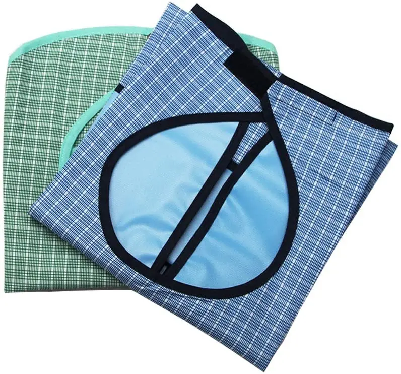 Нагрудники для взрослых для еды регулируемый ремешок моющийся многоразовый водонепроницаемый фартук защита одежды для пожилых людей